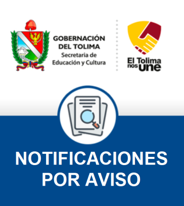 NOTIFICACIONES POR AVISO