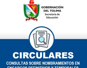 CIRCULARES Encargos Dir. Docentes