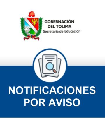 NOTIFICACIONES POR AVISO