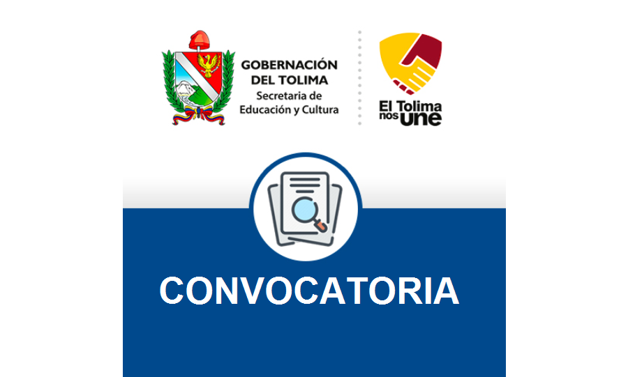 CONVOCATORIA A INTEGRANTES ESCUELA DE DIRECTIVOS DOCENTES DEL TOLIMA - Julio 29 de 2021